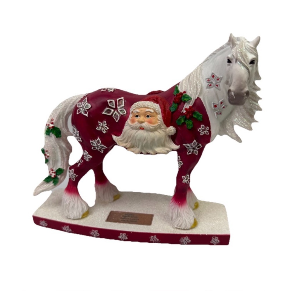 2012 Westland Giftware Horse of a Different Color Figurine Santa Claus 20610